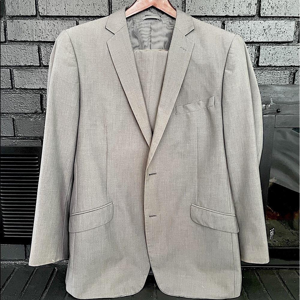 Men’s Madison Modern Fit Gray Suit 44L